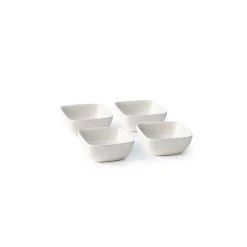 Salt & Pepper Salt & Pepper Major 4 Piece Stoneware Condiment Dish Set Natural