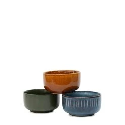 Salt & Pepper Salt & Pepper Osaka Set Of 3 Bowl 10cm