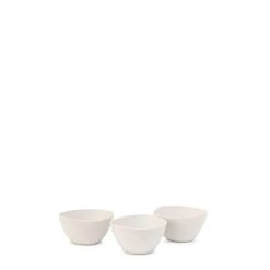 Salt & Pepper Salt & Pepper Arcata Set Of 3 Bowl 12cm Natural