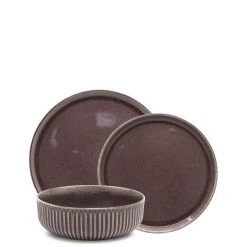 Salt & Pepper Salt & Pepper Amana 12 Piece Dinner Set Wine