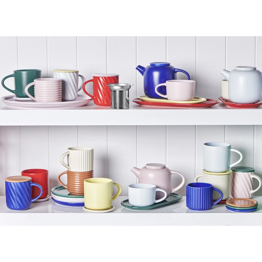 Salt & Pepper Salt & Pepper Oleta Mug4Me Set Red 350ml - Image 2