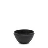 Salt & Pepper Salt & Pepper Plisset Rice Bowl 12x7cm Black