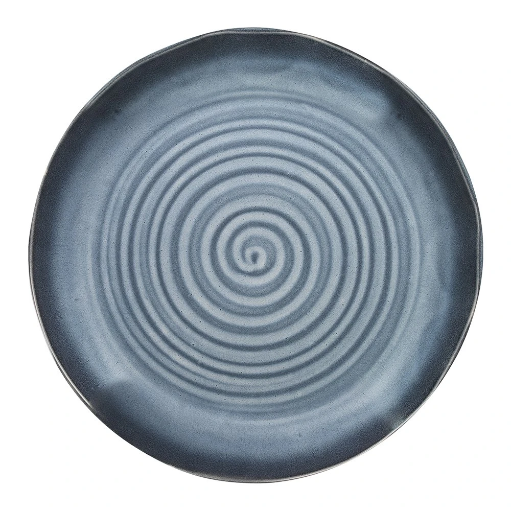 Ecology Ottawa Round Platter 33cm Indigo