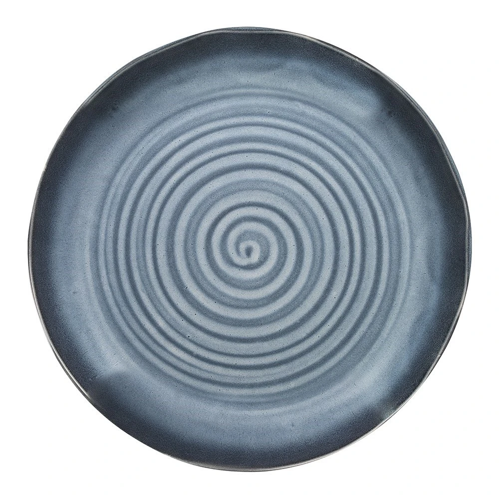 Ecology Ottawa Round Platter 33cm Indigo - Image 3