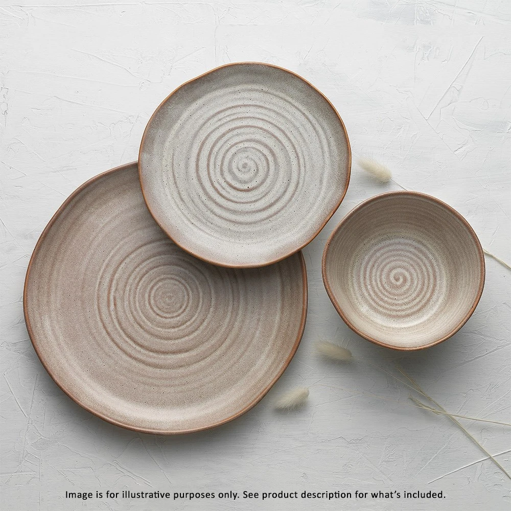 Ecology Ottawa Stoneware Dinner Bowl 22cm Barley - Image 2