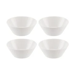 Royal Doulton 1815 Pure Set Of 4 Cereal Bowls 16cm White
