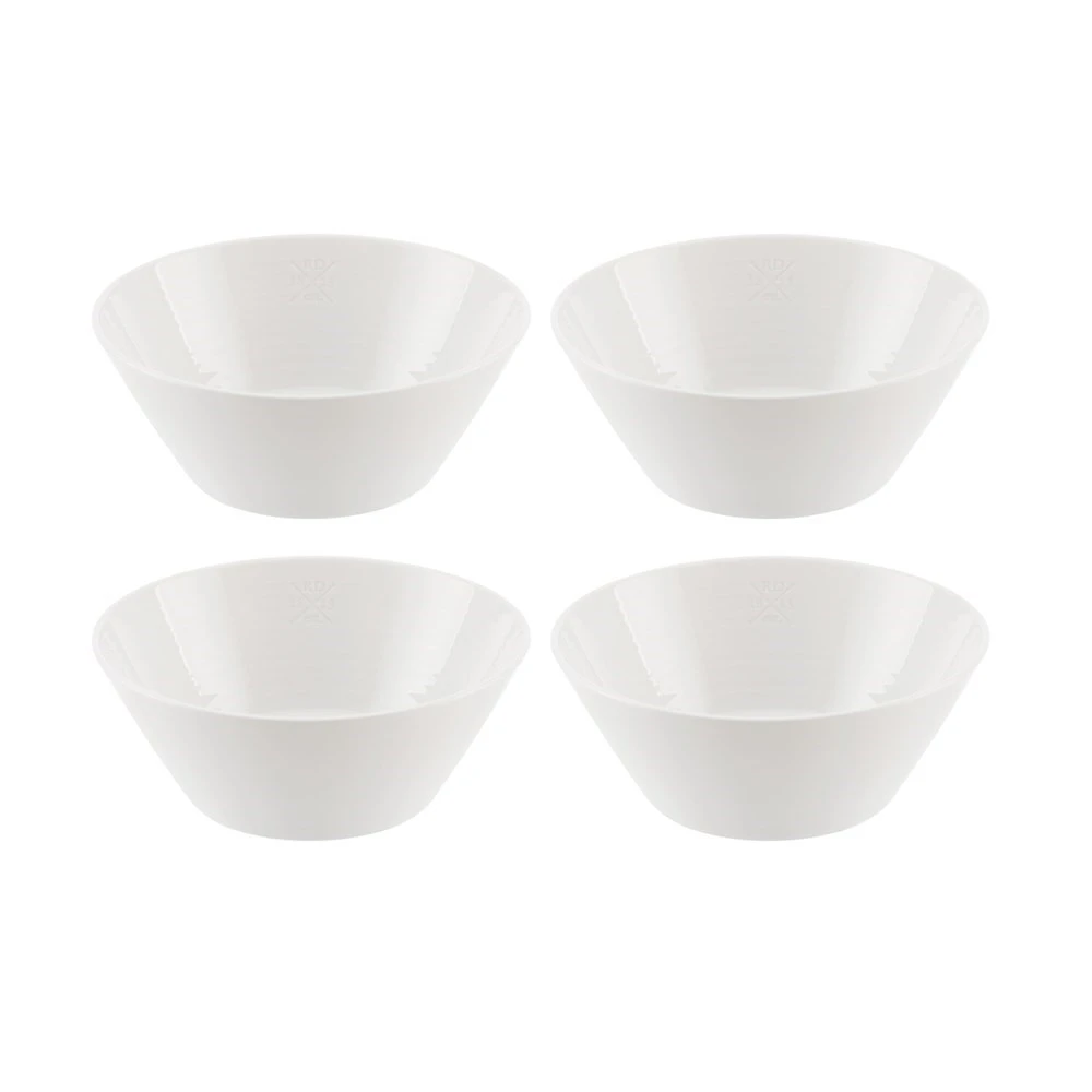 Royal Doulton 1815 Pure Set Of 4 Cereal Bowls 16cm White