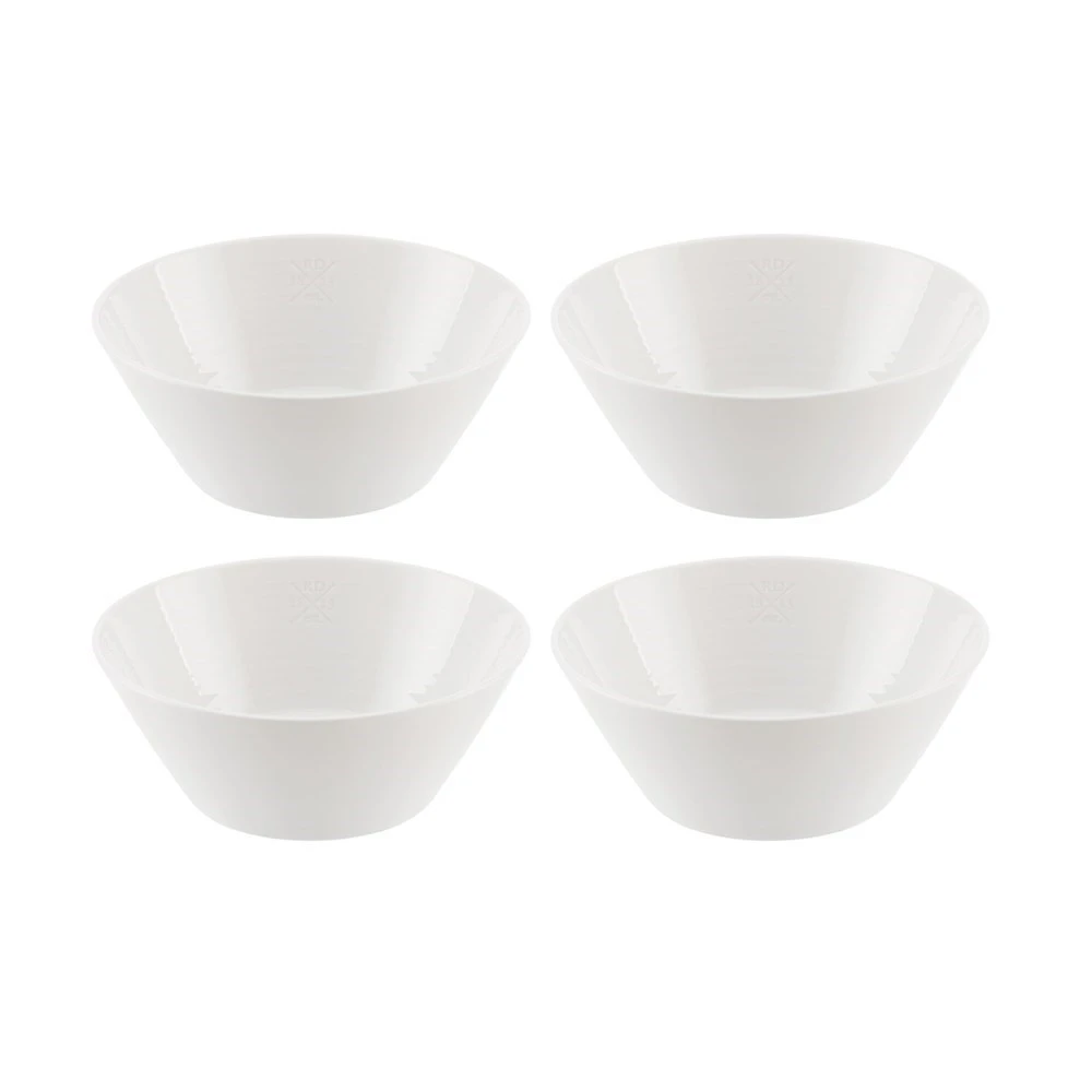 Royal Doulton 1815 Pure Set Of 4 Cereal Bowls 16cm White - Image 5