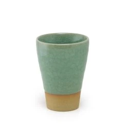 Zero Japan Kikko Ceramic Teacup 250ml Aqua Blue
