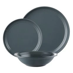 Ambrosia Arlo Dinner Set 12 Piece Grey
