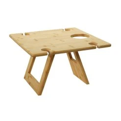 Ambrosia Karira Bamboo Picnic Table 40cm