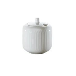 Ambrosia Zest New Bone China Sugar Bowl White
