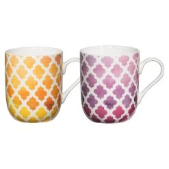 Ambrosia Duo New Bone China Mug 335ml Set Of 2 Tile