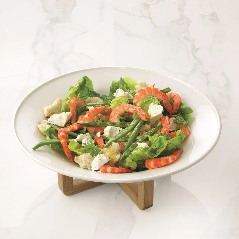 Ambrosia Zest Porcelain Bowl With Stand 34.5cm - Image 2