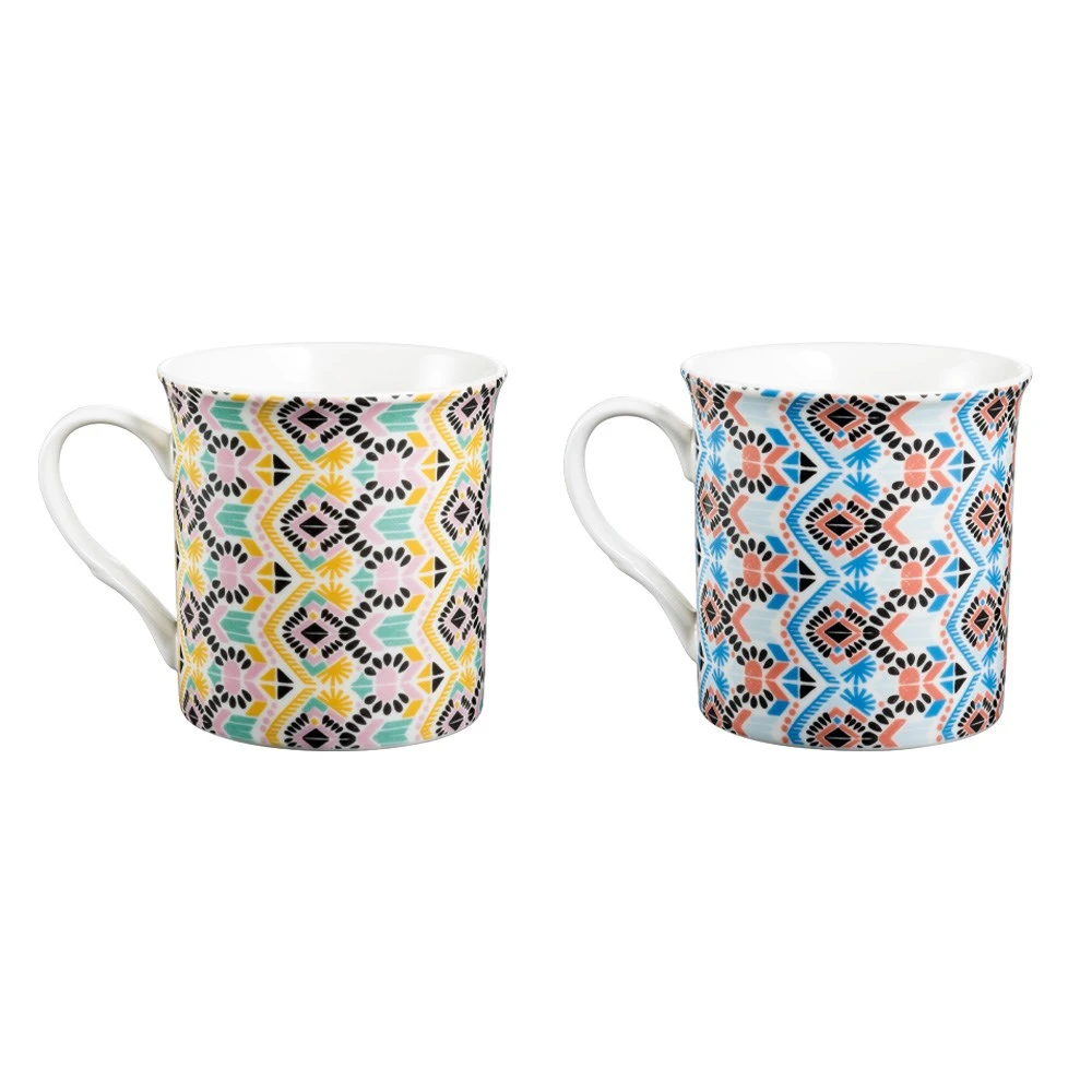 Ambrosia Duo Set Of 2 Mugs 310ml Aztec