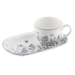 Ashdene Queen Bee Mug & Plate Set 500ml