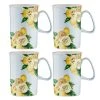 Ashdene Citrus Blooms 4 Piece Can Mug Set 350ml