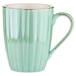 Ashdene Parisienne Pearl Mug 350ml Aquamarine