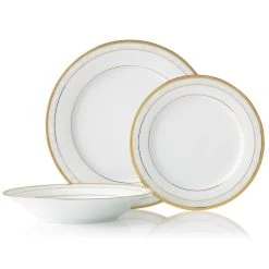 Noritake Hampshire 12 Piece Dinner Set Gold