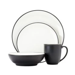 Noritake Colourwave 16 Piece Dinner Set Graphite