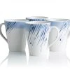 Noritake Hanabi 4 Piece Mug Set 355ml Blue & White