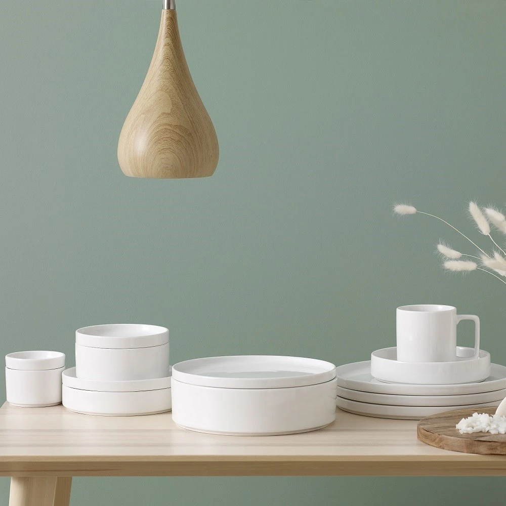 Noritake Stax White 4 Piece Cereal Bowl Set 15cm - Image 3