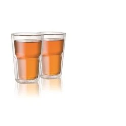 Baccarat Barista Facet Double Wall Medium Glass 345ml Set Of 2