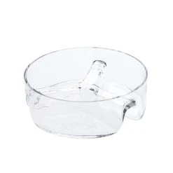 Alex Liddy Slate & Co Round Glass Divided Serving Dish 23cm