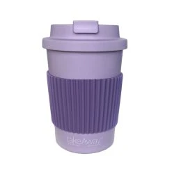 TakeAway Eco Kup Reusable Coffee Cup 350ml Purple