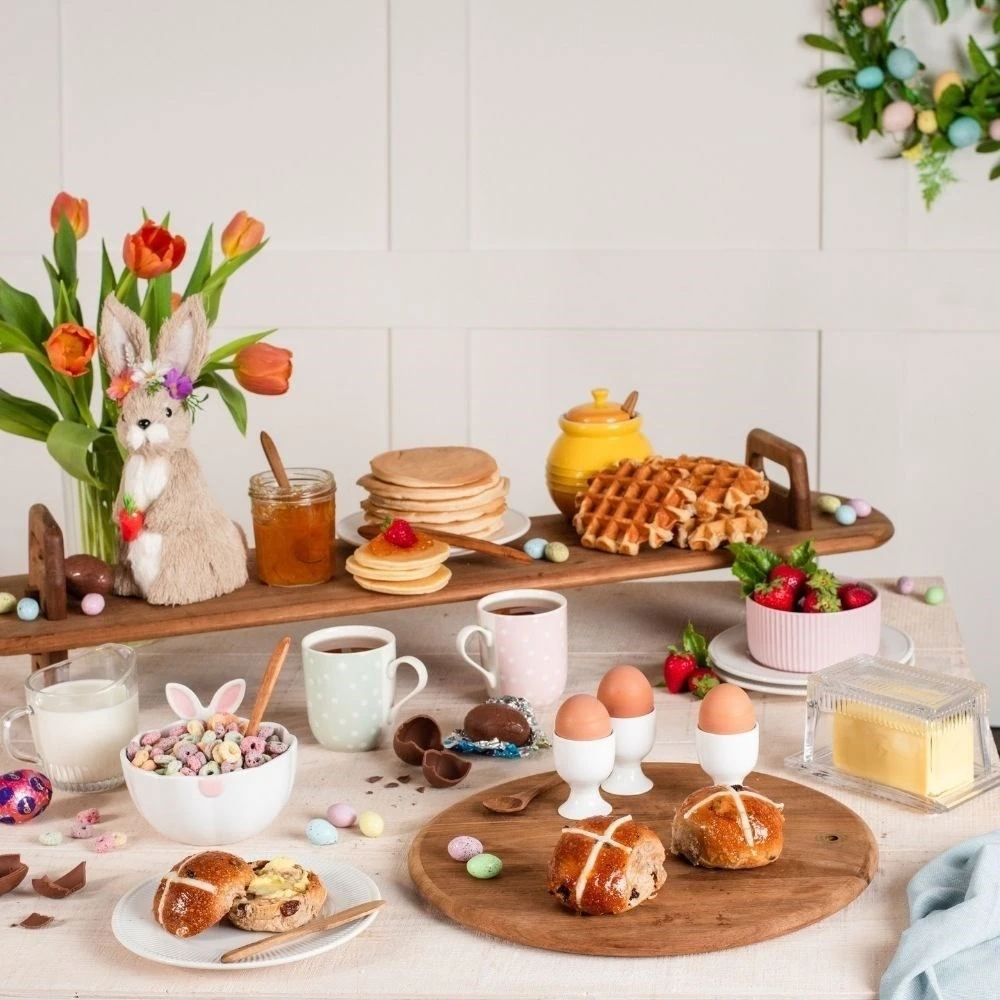 Alex Liddy Sierra Round Acacia Lazy Susan Serving Board 40cm - Image 3