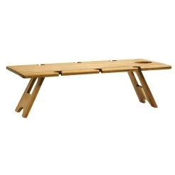 Alex Liddy Acacia Long Picnic Table 80 X 40cm