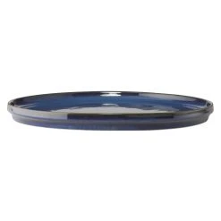 Alex Liddy Share Round Stoneware Serving Platter 32cm Blue