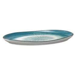 Alex Liddy Jade Oval Platter 33cm Teal