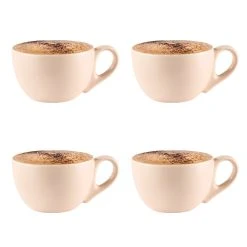 Baccarat Barista Set Of 4 Arma Cappuccino Cup 290ml Sand