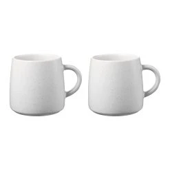 Alex Liddy Speckle Set Of 2 Mugs 390ml Cream