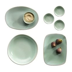 Alex Liddy Share 7 Piece Serving Set Green