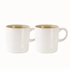 Baccarat Le Connoisseur Set Of 2 Mugs 350ml White