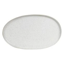 Robert Gordon Table Of Plenty Oval Platter White Speckle