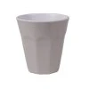 Serroni Café Melamine Single Tone Cup 260ml Dusty Grey