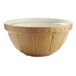 Mason Cash Cane Earthenware Mixing Bowl 26cm/2.7L Light Brown
