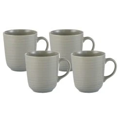 Mason Cash William Mason Set Of 4 Mugs Grey