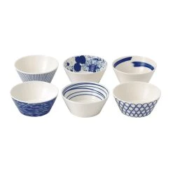 Royal Doulton Pacific Set Of 6 Bowls 11cm