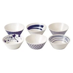 Royal Doulton Pacific Bowls 16cm Set Of 6