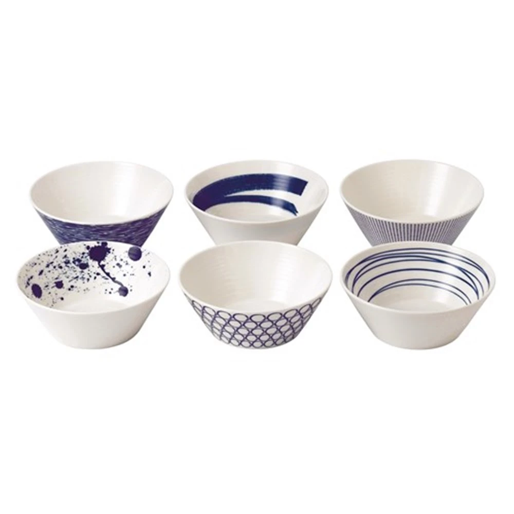 Royal Doulton Pacific Bowls 16cm Set Of 6