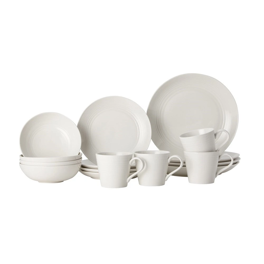 Royal Doulton Gordon Ramsay Maze 16 Piece Dinner Set White - Image 3