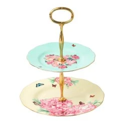 Miranda Kerr For Royal Albert Blessings 2 Tier Cake Stand